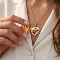 Thumbnail for Love Heart Photo Locket Necklace, view 1