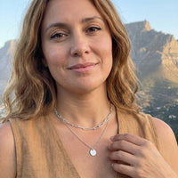 Thumbnail for Paperclip necklace — worn on a getaway, silver | SKU: le-tendance-wg