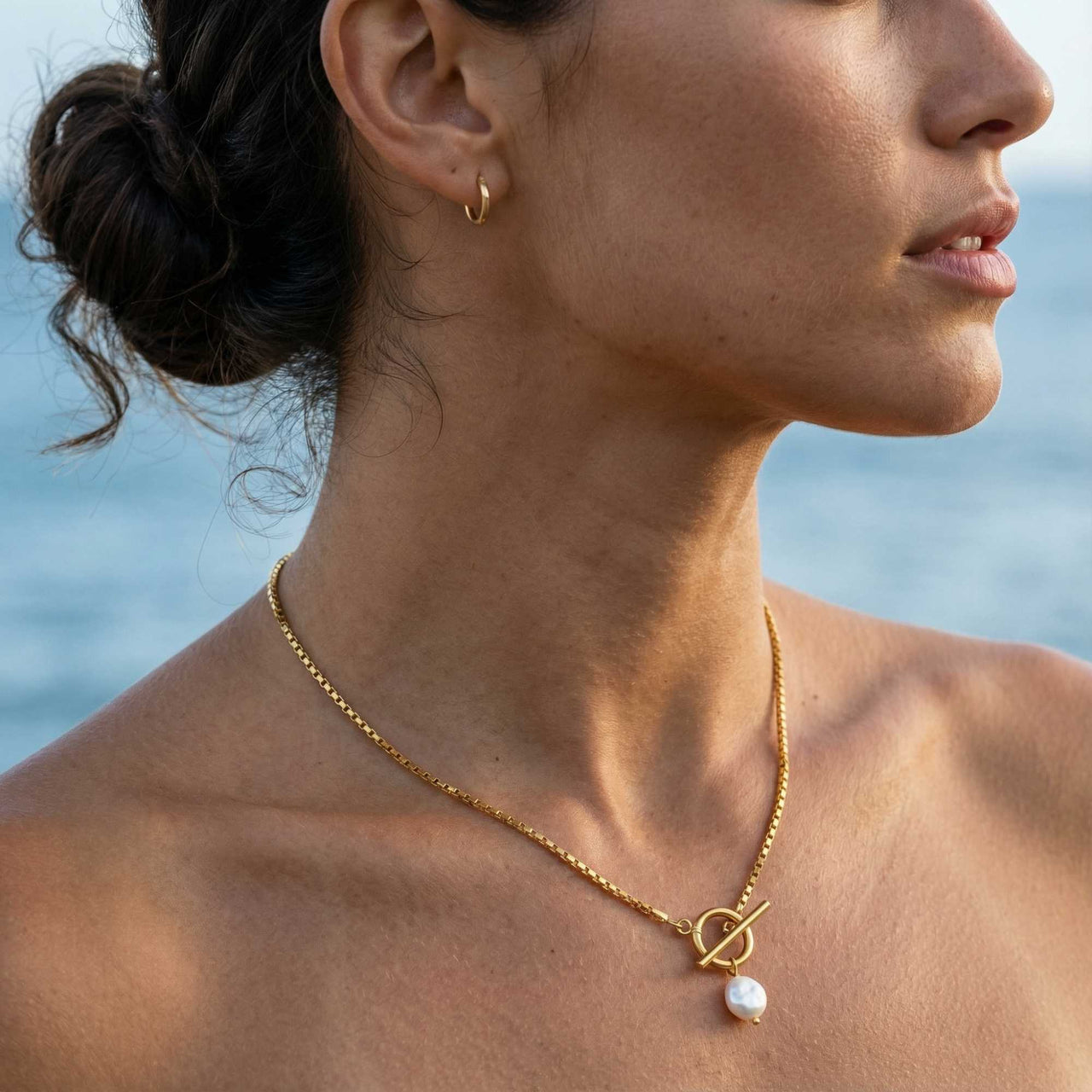 La Isla Pearl Toggle Necklace