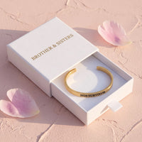 Thumbnail for Mantra bracelet — in the gift box, gold | SKU: 2020s-rg