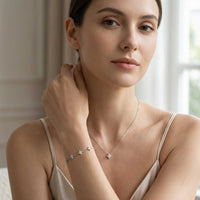 Thumbnail for Crystal Flower Necklace