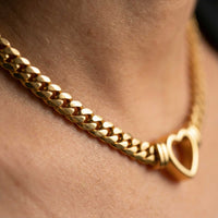 Thumbnail for Vali Heart Choker Necklace