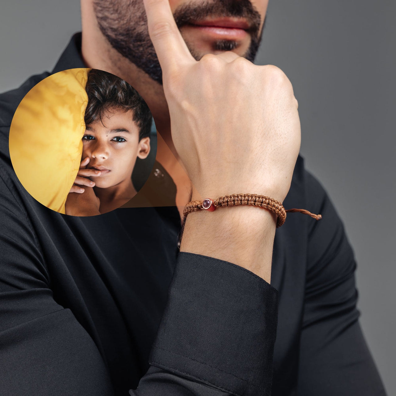 Man Photo Bracelet