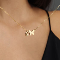 Thumbnail for Butterfly Initial Necklace