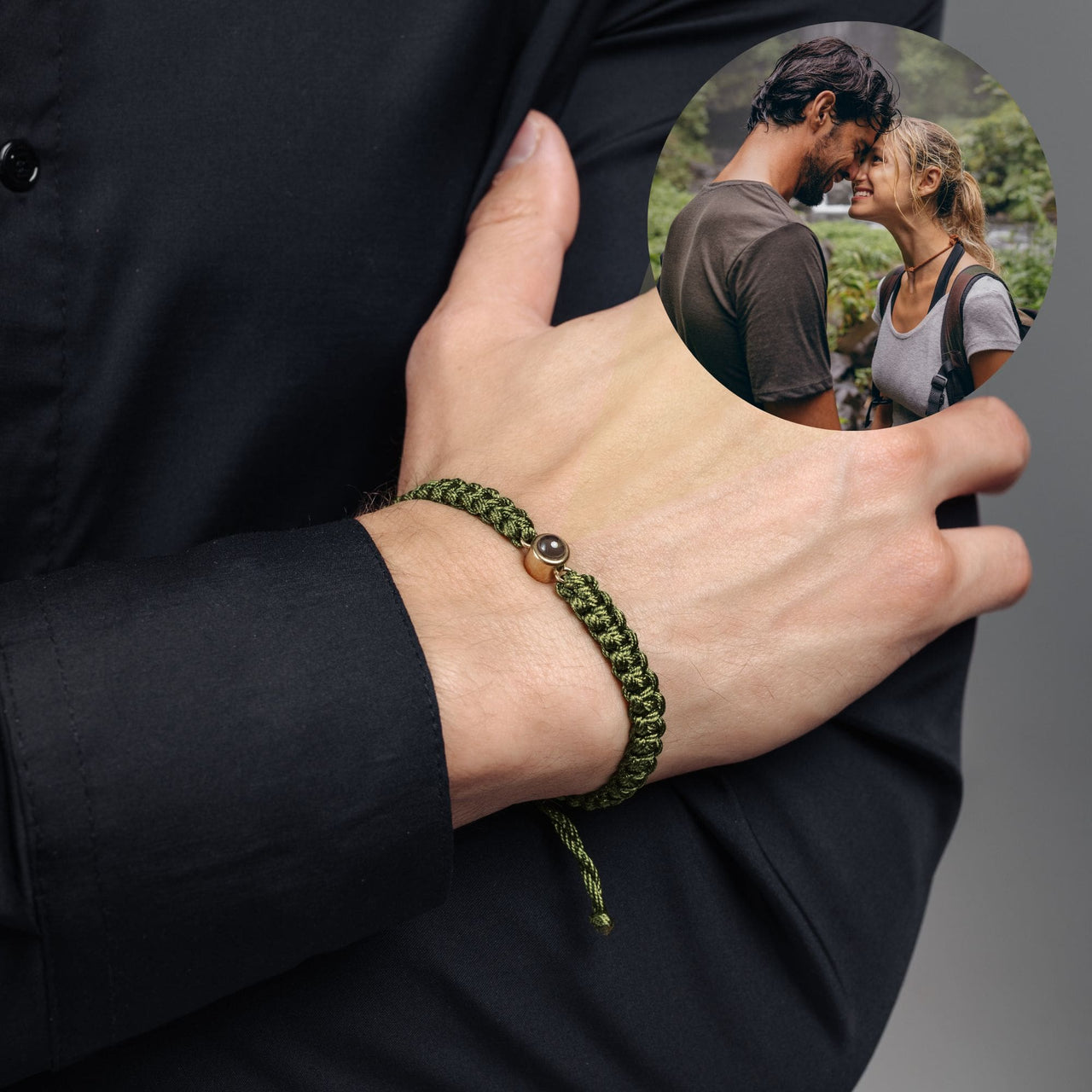 Herren Foto Armband