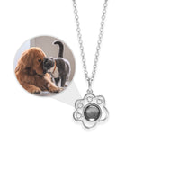 Thumbnail for Paw Print Photo Necklace