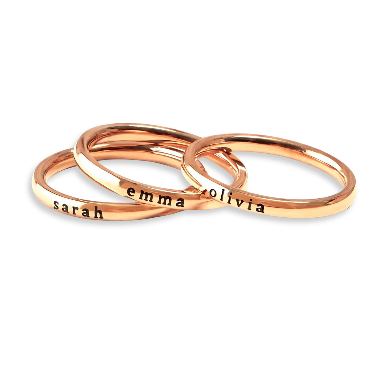 Petite Custom Name Ring