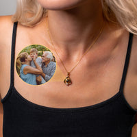 Thumbnail for Reversed Heart Photo Necklace