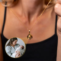 Thumbnail for Reversed Heart Photo Necklace