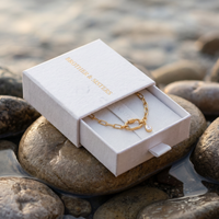 Thumbnail for Carabiner Anklet in Brother & Sisters gift box on beach