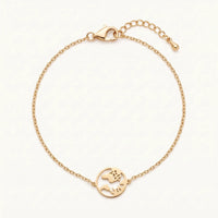 Thumbnail for Earth bracelet — product photo on a white background, gold | SKU: 22665062-gold