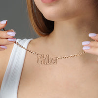 Thumbnail for Luxury Name Necklace - Personalised Necklace - Birthday Gifts for Her - Custom Necklace - Necklaces for Girlfriend Necklace Brother & Sisters