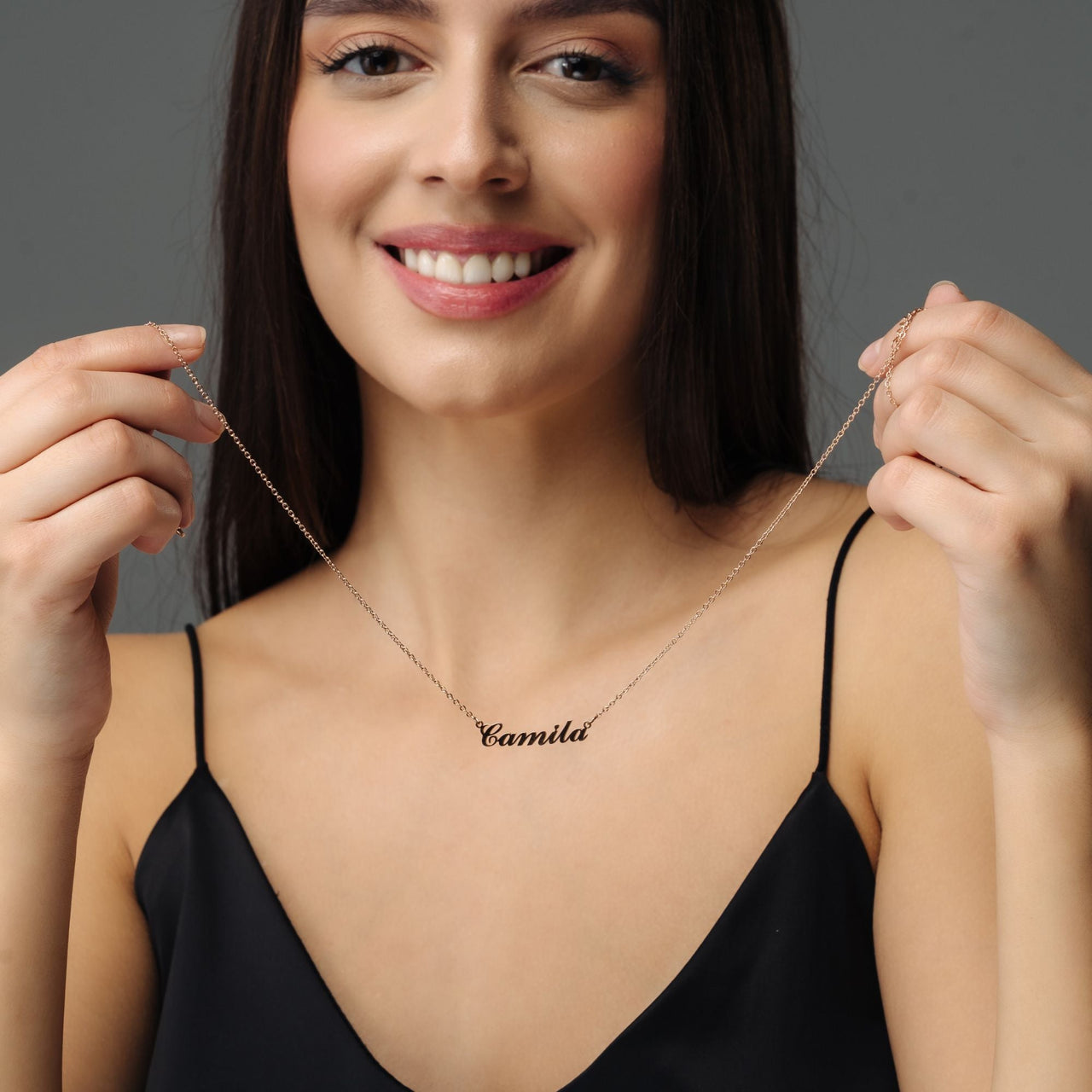 Minimalist Name Necklace - Personalised Necklace - Birthday Gifts for Her - Custom Necklace - Necklaces for Girlfriend Necklace Brother & Sisters