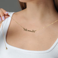 Thumbnail for Personalised Butterfly Name Necklace – Custom Jewelry Gift for Women - Custom Name Necklace - Gifts for Mother's Day - Gifts for Mom - Personalized Gift Necklace Brother & Sisters