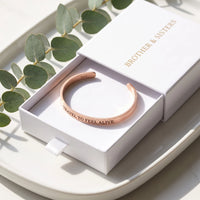 Thumbnail for Bangle bracelet — in the gift box, rose gold | SKU: ttfa-rg