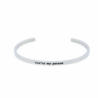 Thumbnail for You are my person Bracelet 18k White Gold Brother & Sisters